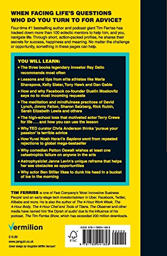 Tribe of Mentors: Short Life Advice from the Best in the World