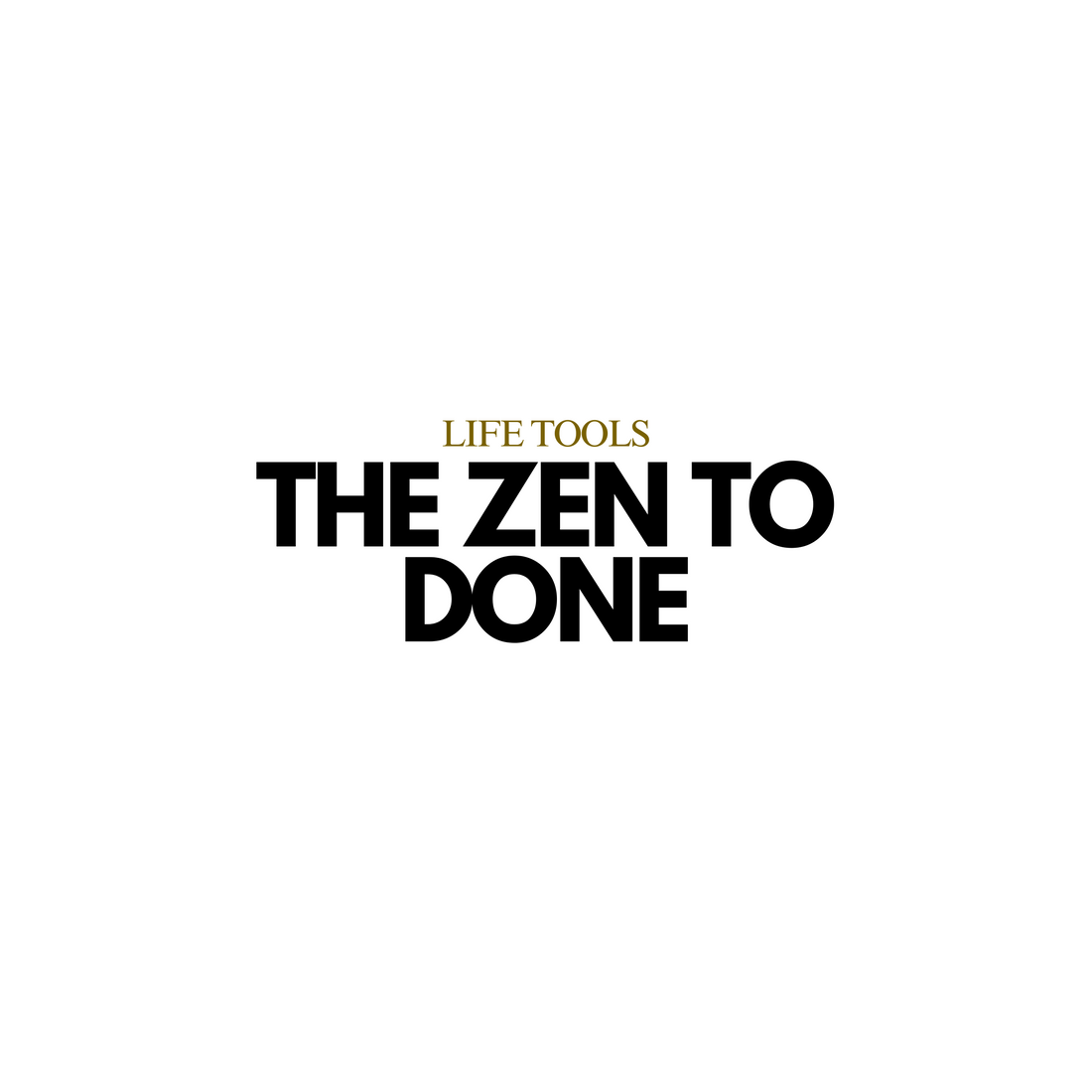 The Zen to Done Productivity System