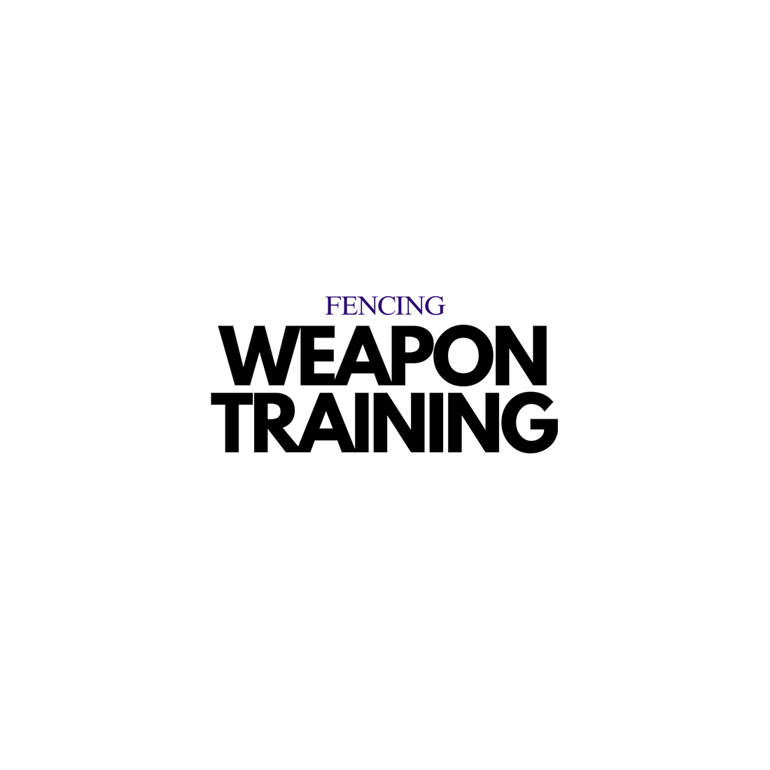 Specific Weapon Training in Fencing